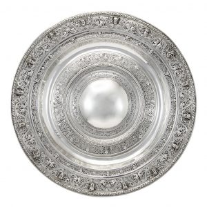 George Edwards & Sons-Silver Wall Plaque