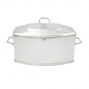Silver Plated Biscuit Box