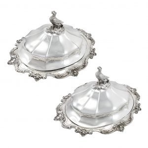 Benjamin Smith-Silver Entree Dishes And Covers