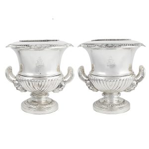 Old Sheffield Plated Wine Coolers